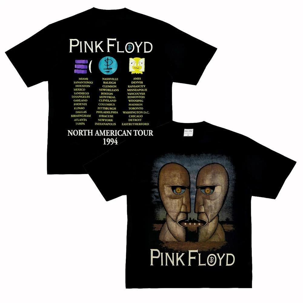 Горячий товар Pink Floyd Винтажная Рок Ретро Американская Уличная Хлопковая Футболка Оверсайз с Коротким Рукавом 4XL