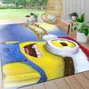 1Pc Christmas Minion Celebration Carpet Rug Soft Washable Antislip Home Living Room Sofa Mats Personalized Christmas Rug
