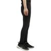 adidas Solid Color Comfortable Casual Mid Waist Knitted Sports Pants Women Bottoms Black CX5309