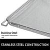 304 Stainless Steel Air Fryer Baking Net Dishwasher Safe Oven Crisper Tray  Kitchen
