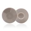 Silicone Apple-Shaped Makeup Brush Cleaning Pad with Suction Cups