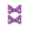 Kovict 6pc Bowknot Silicone Beads For Jewelry Making Food Grade Mini Bow Tie Beads DIY Pacifier Chain Accessories