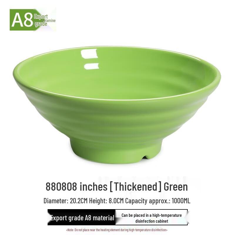 

HANDUNYOU 8-inch Thickened Commercial Plastic Soup Bowl