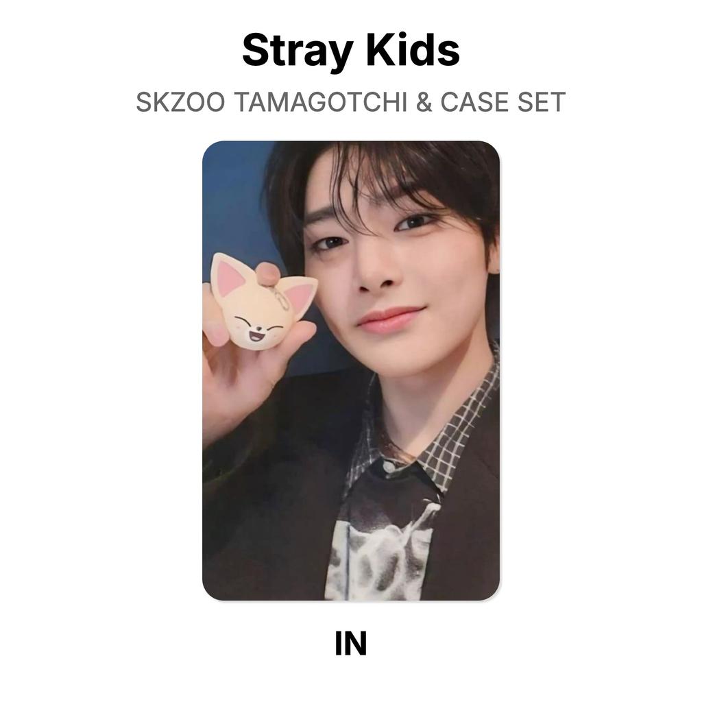 Stray Kids SKZOO TAMAGOTCHI & CASE SET Official Photocard