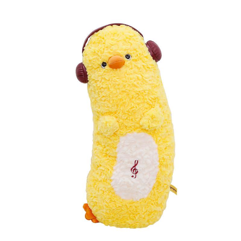 Cute Cartoon Bear Plush Pillow With Polyester Filling For Children Bedside Comfort