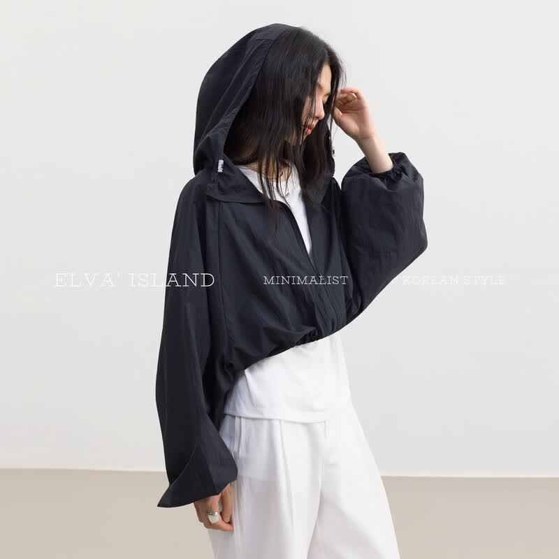 Elva Island Hooded Long Sleeve Jacket S
