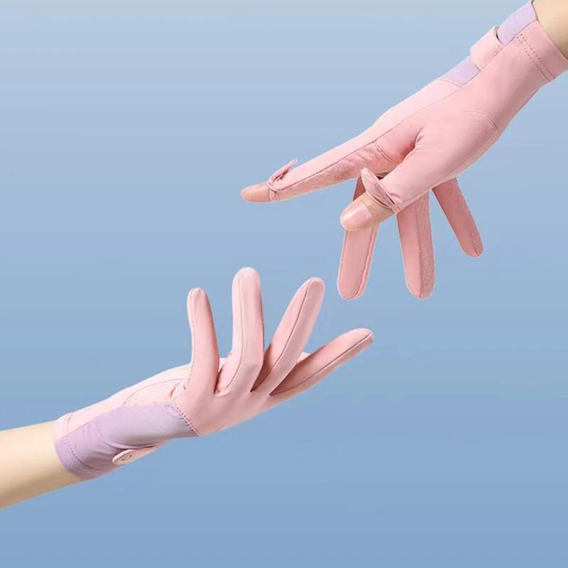 Ladies' anti-UV sunscreen lotion refers to cycling and driving gloves, breathable style