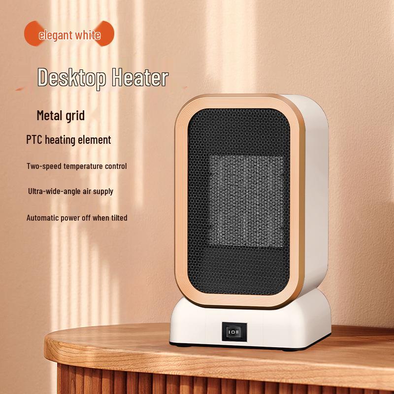 Compact Desktop Heater: Ideal for Home, Office, or Bathroom Use