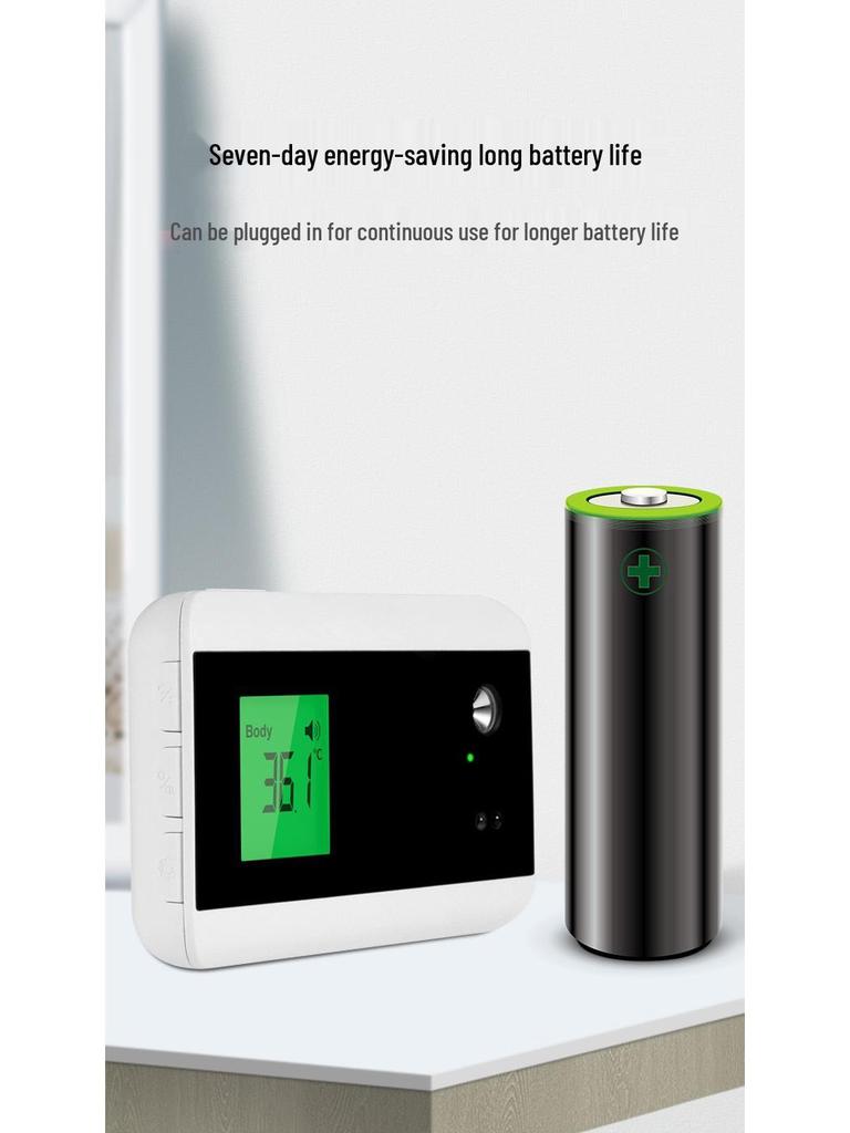 Multifunctional Smart Doorbell with Thermometer, Disinfection, and Eight-Language Voice for Supermarkets