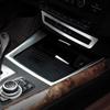Car Water Cup Holder Cover Trim Central Control Cup Holder Decorative Frame for BMW X5 X6 E70 E71 2008 2009 2010 2011 2012 2013