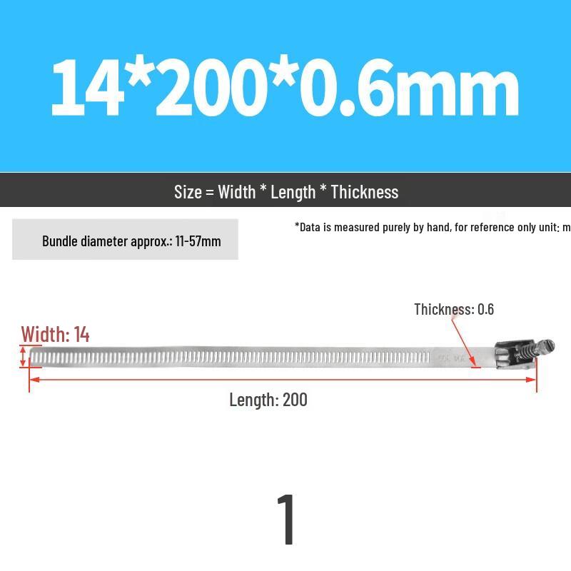 Регулируемые ленточные хомуты ZHIYIYOU из нержавеющей стали 304