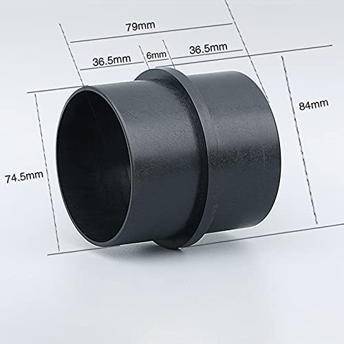 Oikabio 2X75mm Car Heater Duct Joiner Pipe for Air Par