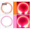 LED Dog Collar Rechargeable Luminous USB Charging Necklace Puppy Light Up for Outdoor Pet