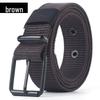 Pin Leather Canvas And Mens Buckle Belt Sturdy Versatile Extended Length Ideal For Military Training And Students