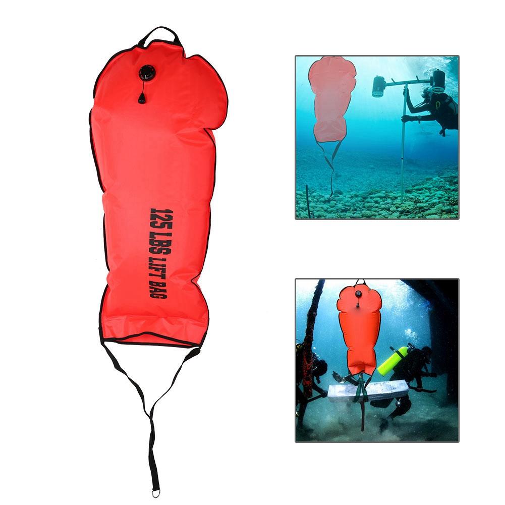KEEP DIVING Scuba Safety Lift Bag Dump Valve Pumping Diving Accessory 60LBS