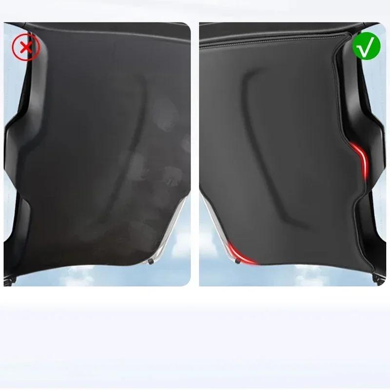 Car Rear Trunk Tailgate Mat For Hyundai Custo Custin 2021-2024 Anti-Dirty Protective PU Leather Decoration Pad Waterproof Mat