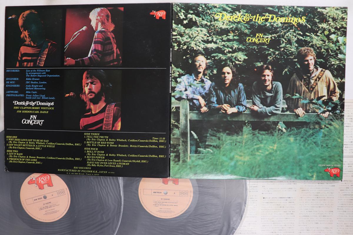 

Виниловая пластинка DEREK THE DOMINOS In Concert MW9030 RSO 1973 Япония Рок Б/у
