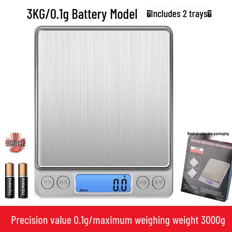 Carefully High-Precision Digital Kitchen Scale (0.1g-3000g)