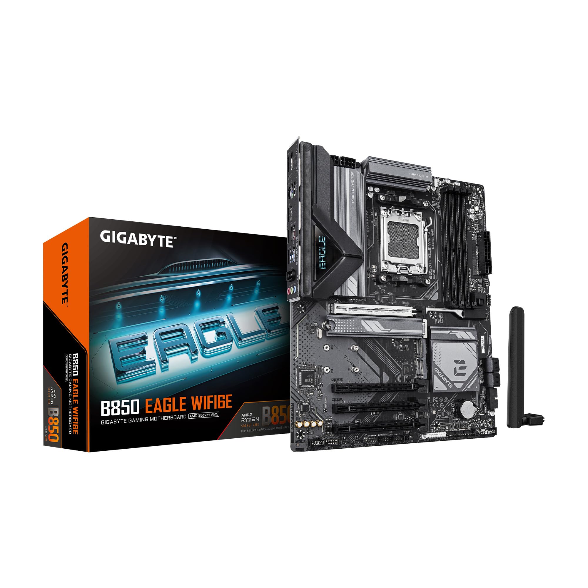 

GIGABYTE B850 EAGLE WIFI6E - материнська плата стандартного формату ATX для ігрових процесорів AMD Ryzen