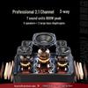 SANSUI T27 Portable KTV Bluetooth Speaker with Wireless Microphone (CN Version)