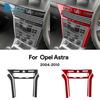 Tikras minkštas anglies pluošto lipdukas, skirtas Vauxhall Opel Astra H MK5 2004 2005 2006 2007 2008 2009 2010 LHD RHD automobilio centrinės konsolės rėmui
