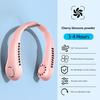 Ventilateur de Cou USB 4000 mAh Rechargeable Silencieux - Rose - BOOLING - Portable
