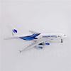 1/400 Scale Malaysia A380 Airlines 20cm Metal Alloy Model Aircraft With Landing Gear Diecast Plane Display Home Decorative