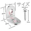 Aibboyi L-Shaped Metal Fittings, 28 Pcs Angle Brackets, Stainless Steel, L-Shaped Hardware, 0.8 X