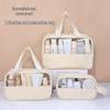 Premium Patchwork Transparent Waterproof Travel Wash Bag