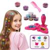Kit Aplicator Bijuterii de Păr Bijuterii de Păr Strălucitoare pentru Fete Jucării Instrument de Coafat Păr cu Diamante Strălucitoare Reutilizabile Jucărie Cadou pentru Joc de Rol