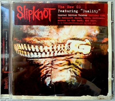 CD SLIPKNOT - Vol 3: Subliminal Verses Ltd RR83888 Roadrunner Reco 2004 Europe Rock Used