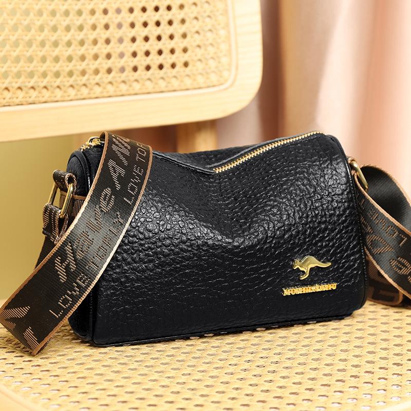 Leather Women'S Pillow Bag Large Capacity Soft Leather Simple Shoulder Women'S Bag Niche Women'S Messenger Bag
