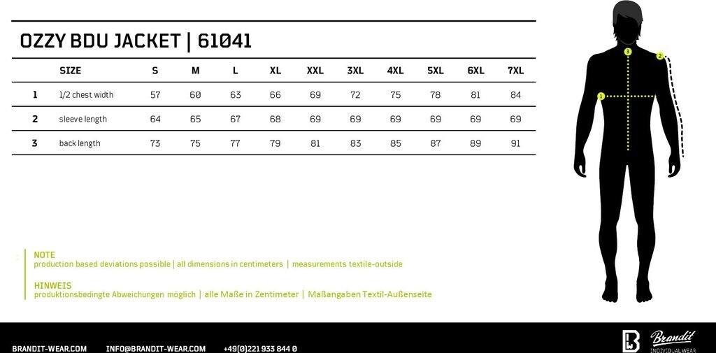 Winter Jacket Brandit Ozzy Bdu Jacket (61041) Camouflage