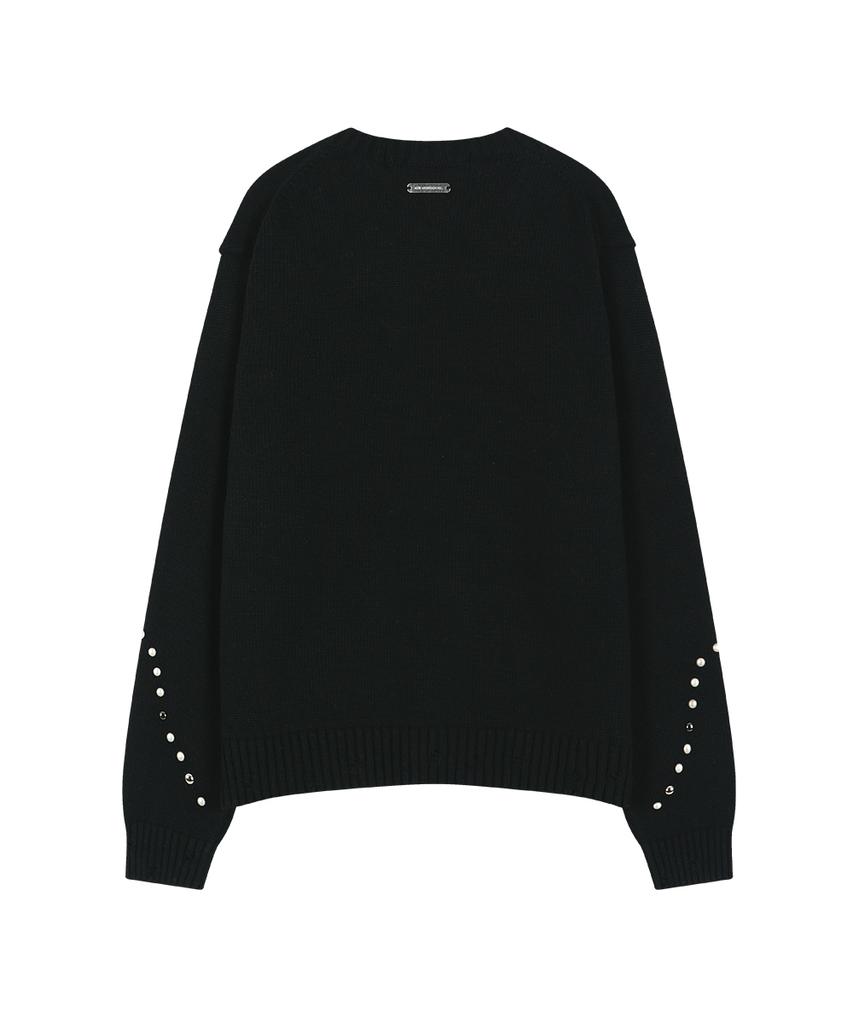 Adsb Andersson Bell Roghen Studded Cardigan (Black)