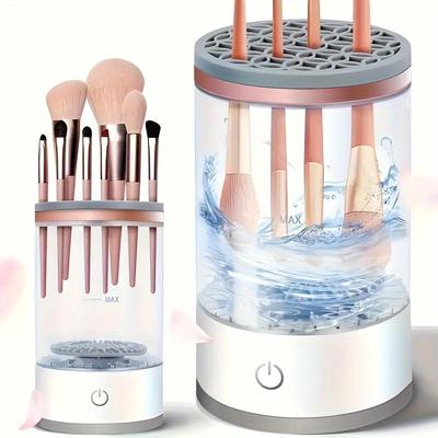 USB-aangedreven make-upkwastenreiniger, geurloos, batterijloos, essentieel accessoire voor schoonheidsproducten, elektrische make-upkwastenreiniger
