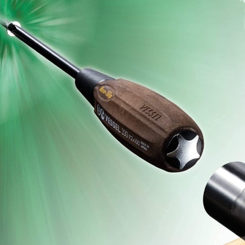VESSEL Woody Penetrating Driver Non-Slip Grip Set of 6 (Boxed) 336PS