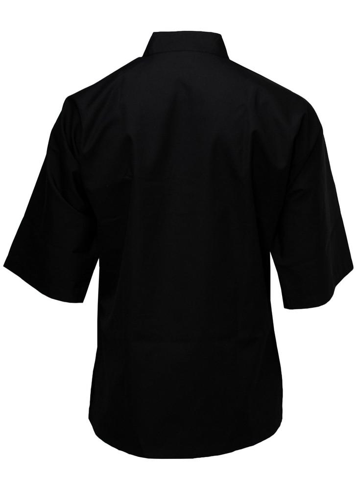 Japanese Style Unisex Jinbei Black L [Albe] [Uniform] G71101-10