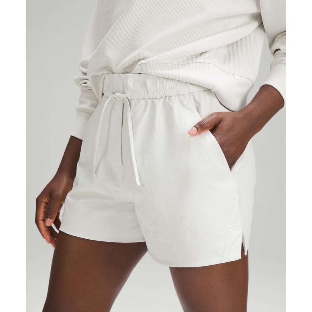 Lululemon Cinchable Waist High Rise Woven Short 3.5  Bone