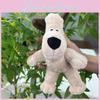 Soft Cuddly Dog Plush Stuffed Animal Keyring Pendant For Bags And Car Decor