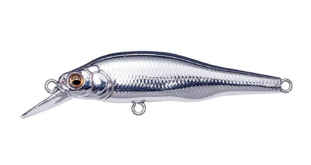 Megabass X-80 JR SW Slow Sinking Lure Full Metal Silver (5269)