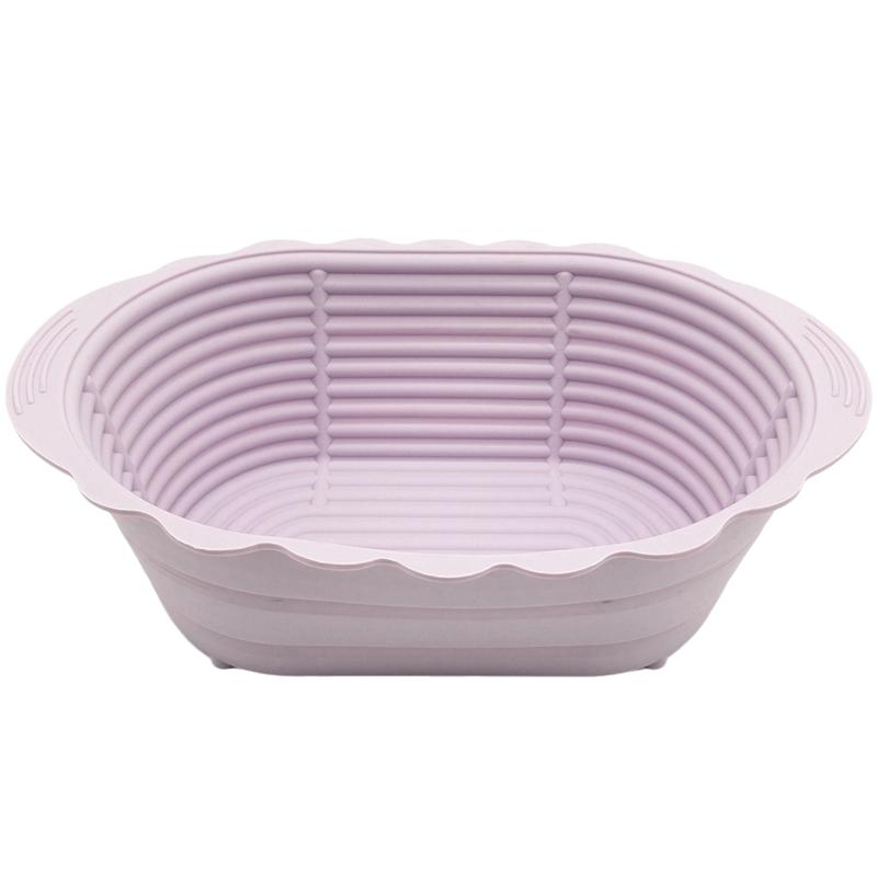 

1 шт. силиконовая корзина для хлеба домашняя выпечка тесто антипригарная корзина для хлеба миска для разрыхлителя мягкая складная выпечка хлеба кухонные принадлежности