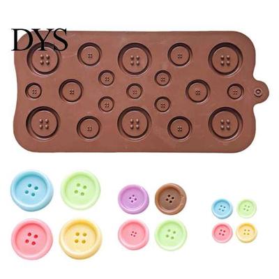 Handcrafted Chocolate Buttons Silicone Button Mold, Non-Stick Candy Making Tray with 3 Sizes, Kitchen Gadgets for Baking Heat Resistant Flexible