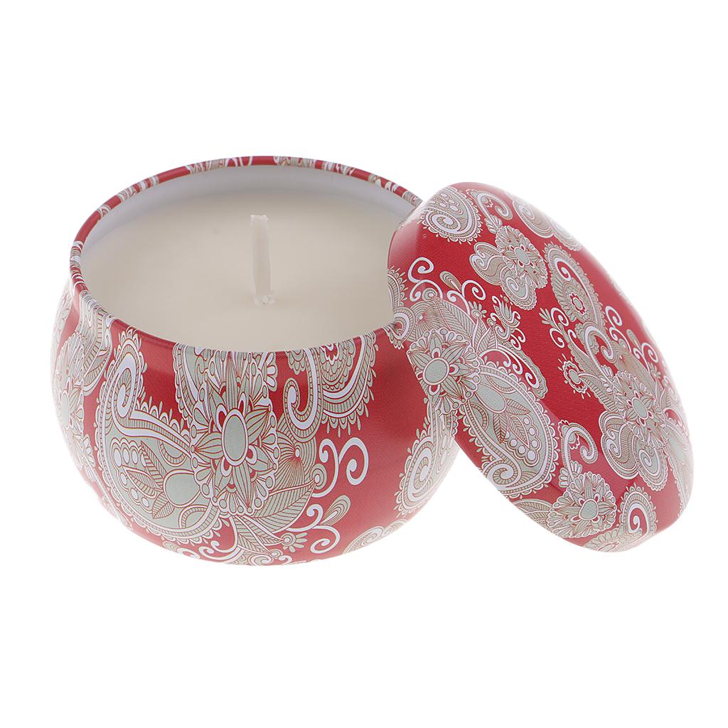 Buy 4 Pieces Scented Candles Gift Set Natural Soy Wax Portable Travel ...