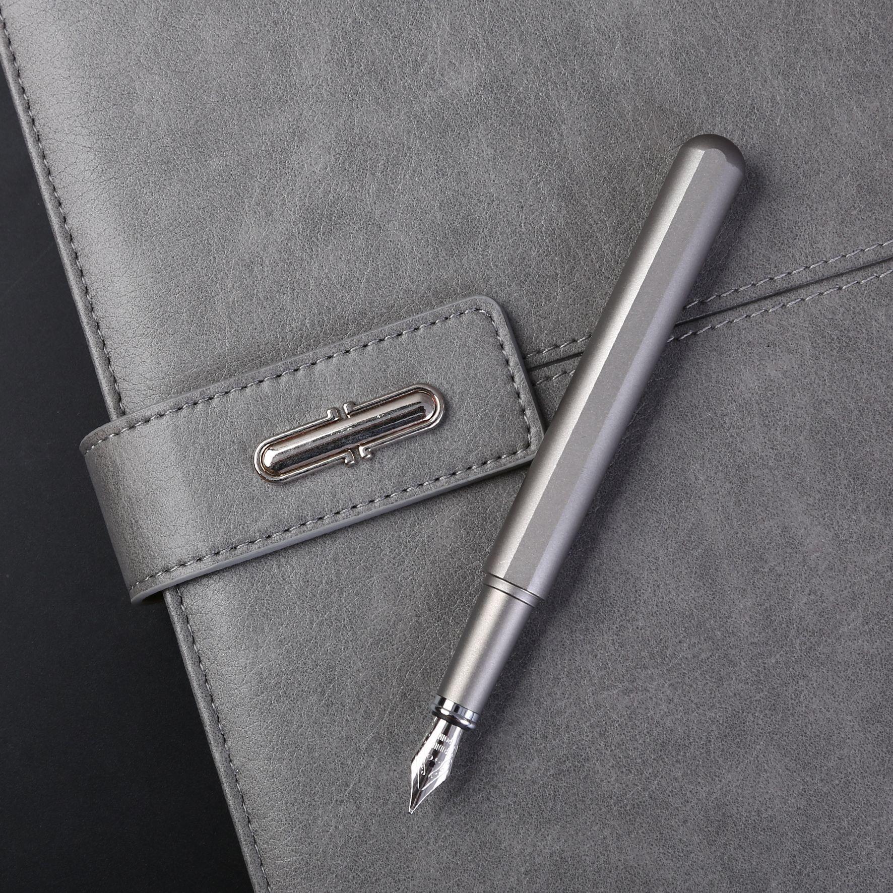 

Металлическая ручка-подпись для бизнеса, сувенирная продукция для студентов колледжа, каллиграфическая перьевая ручка, креативный дизайн, высококлассный подарок, металлическая ручка pen