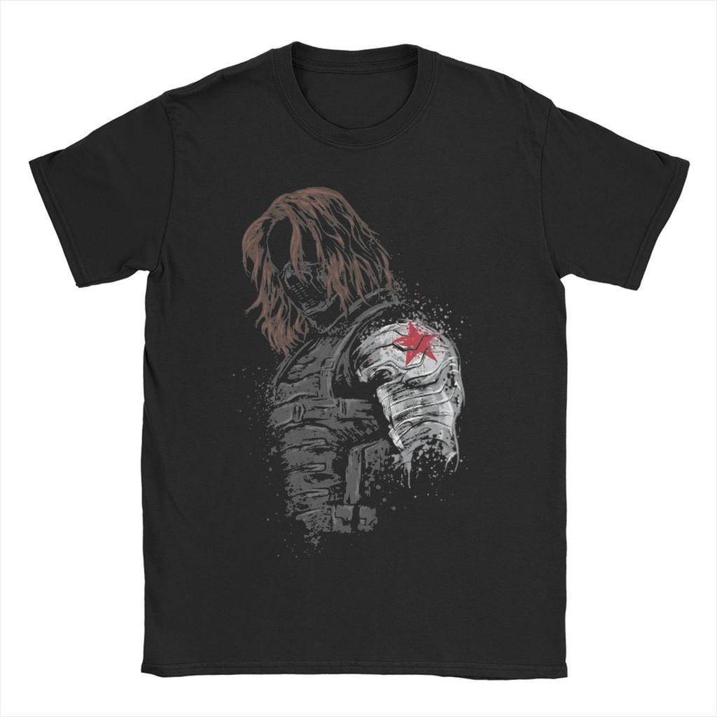 Sebastian Stan Bucky Barnes the Eras Tour for Unisex WoUnisex T Shirts Vintage Tee Shirt Short Sleeve O Neck TShirts Cotton Clothes
