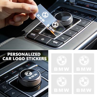 MLKA1 Car Logo Sticker Emblem Auto Body Decal Decor Accessories For Performance X1 M3 M6 F01 F02 E34 E36 E60 F10 F20 X6