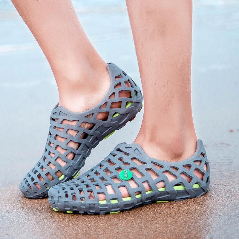 Sommer Große Größen Leichte Schlupf Atmungsaktive Herren Strand Sandalen
