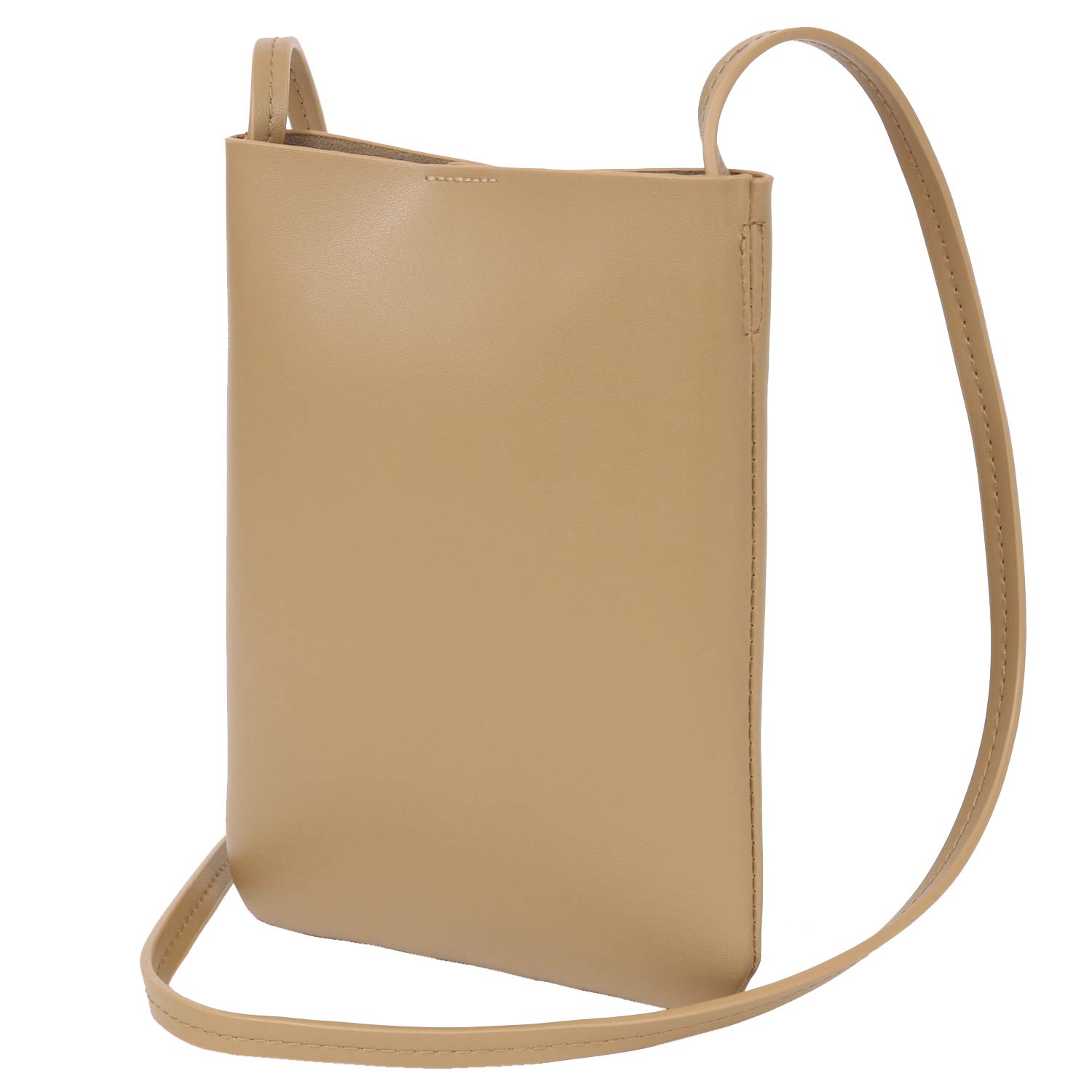 

Fabram Women s Shoulder Bag, Crossbody Smartphone Pouch, Lightweight, Compact Mini Bag (Beige)