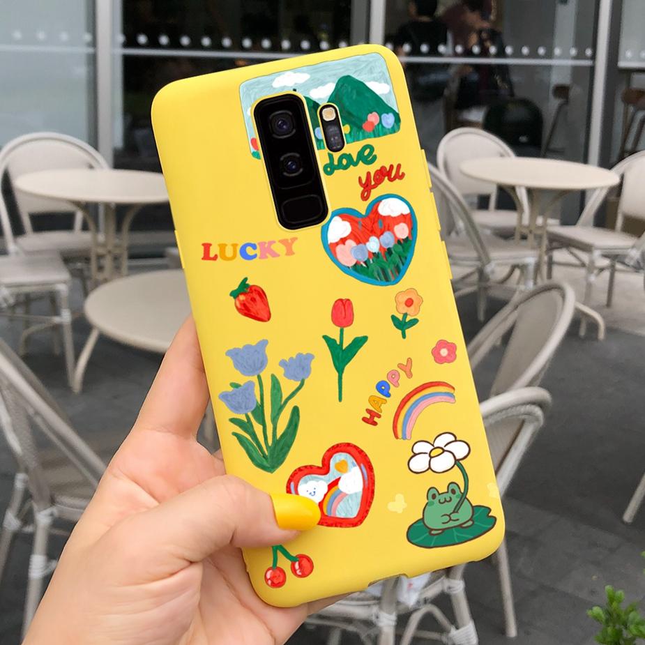 Für Samsung Galaxy S9 Plus Hülle Neue Mode Kunst Bemaltes Cover Weiches Dünnes TPU Handyhülle Für Samsung S9 S9+ Galaxy S 9 Hülle Coque