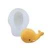 Whale Shaped Silicone Cake Mold Creative 3D Ocean Animal Candle Mould Easy Demolding Dessert Baking Mold Kitchen Tool